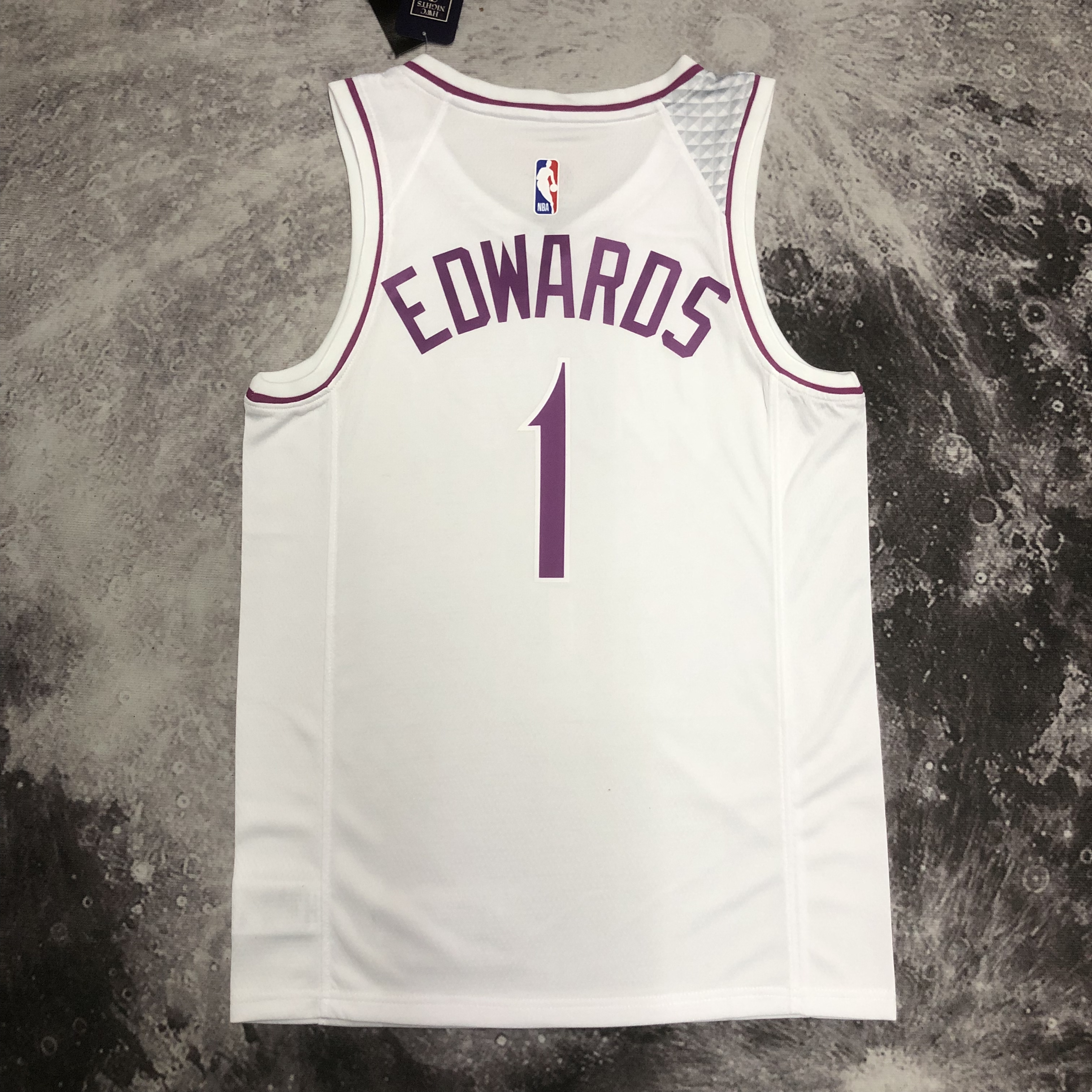NBA Minnesota Timberwolves 1 Edwards Basketball Jersey