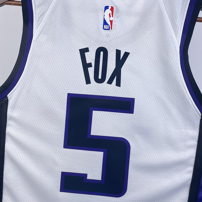 2024 NBA Sacramento Kings Limited 5 FOX Basketball Jersey