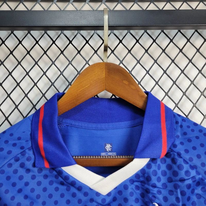 Retro 2002-03 Glasgow Rangers Home football jersey Retro