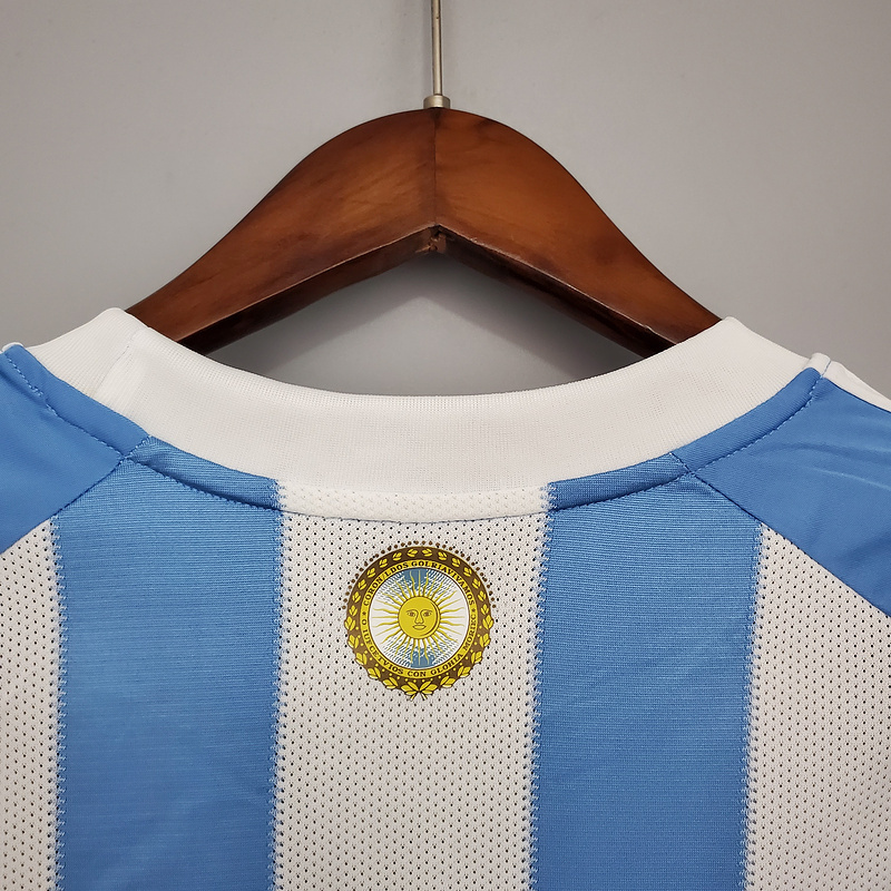 Retro 2010 Argentina home MESSI Football jersey retro