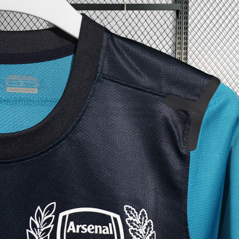 Retro Player 2011-12 Arsenal away Long Sleeve Football jersey retro