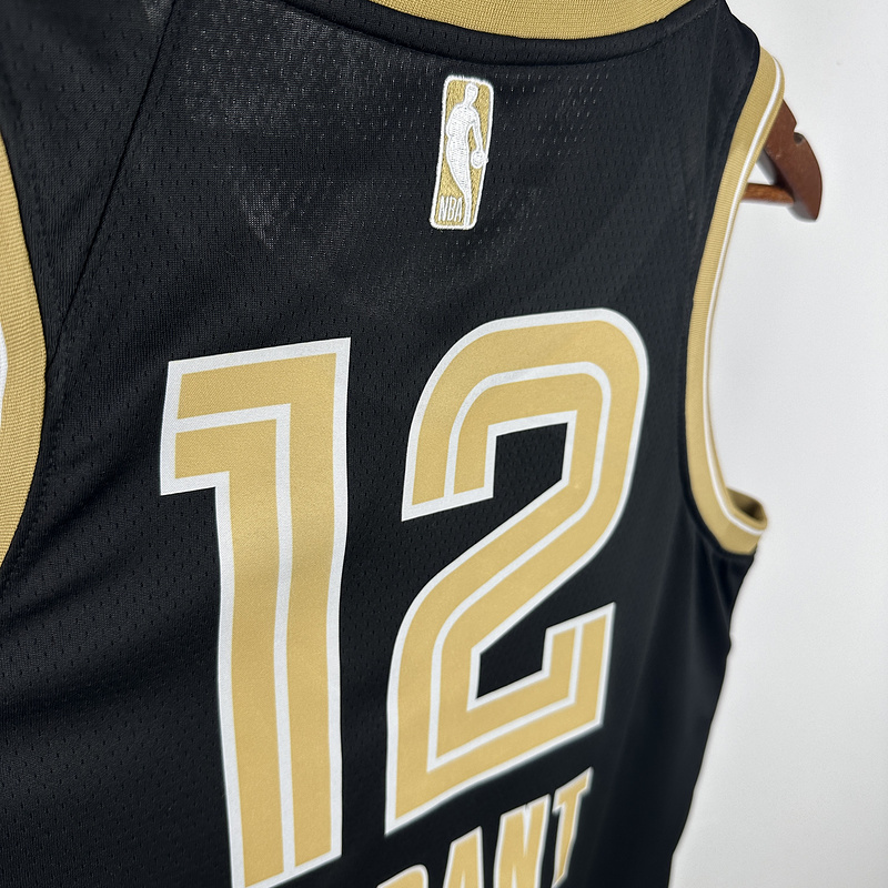 2024 NBA Memphis Grizzlies 12 MORANT Basketball Jersey