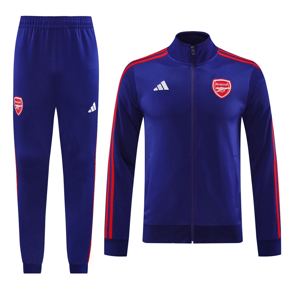 2024-25 Arsenal 01 Royal Blue Jacket Set S-2XL
