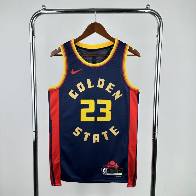 2025 NBA Golden State Warriors 23 GREEN Basketball Jersey