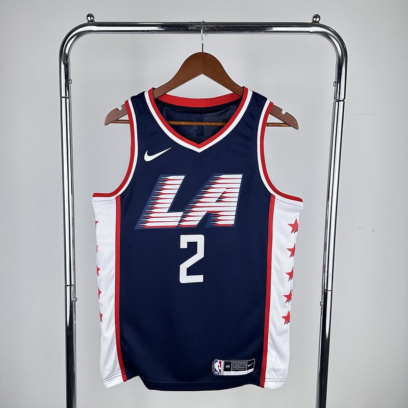 2019 NBA LA Clippers (2 LEONARD) Basketball Jersey