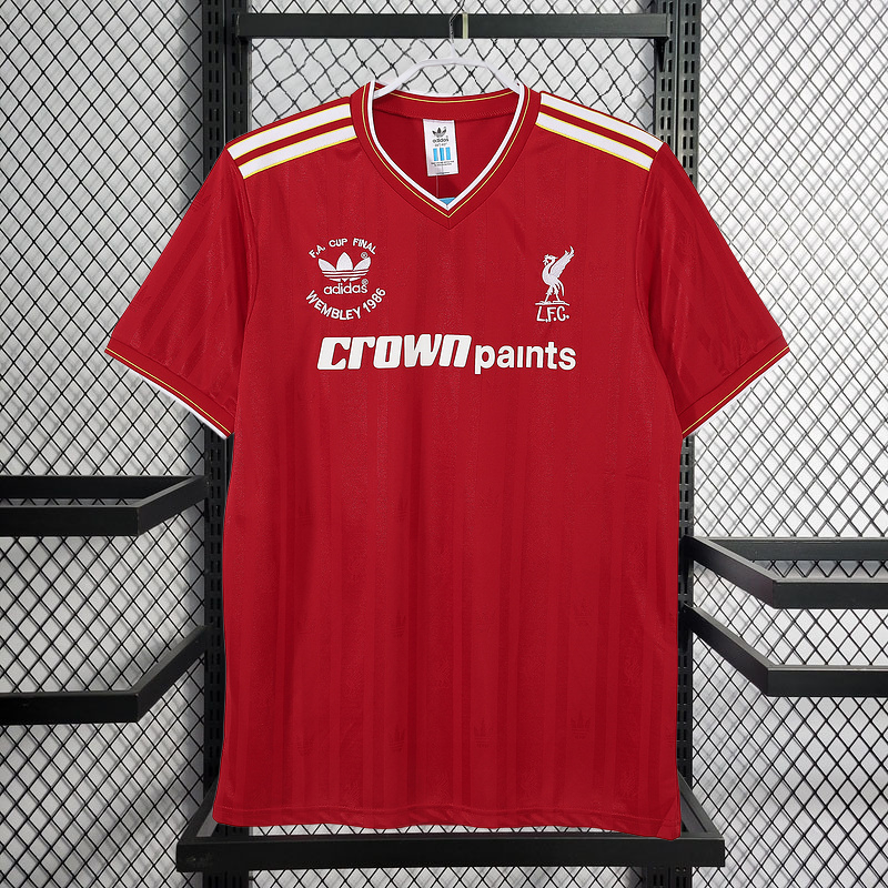 Retro 1986-87 Liverpool Home Football jersey retro
