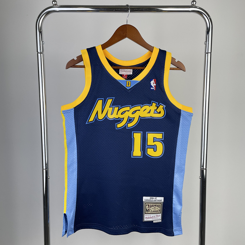2006-67 NBA Denver Nuggets 15 ANTHONY Basketball jersey