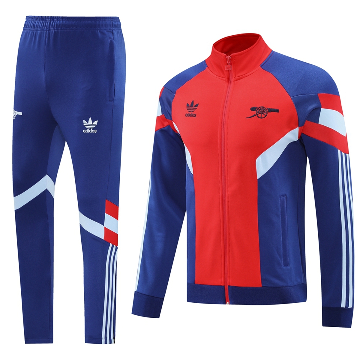 2024-25 Arsenal 06 Red and Blue Jacket Set S-2XL