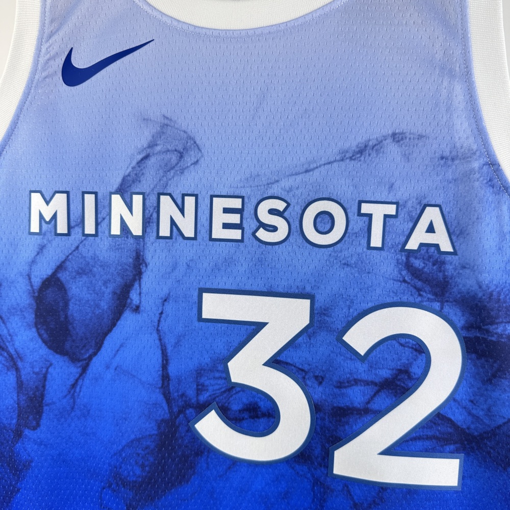 2024 NBA Minnesota Timberwolves 32 Towns Basketball Jersey