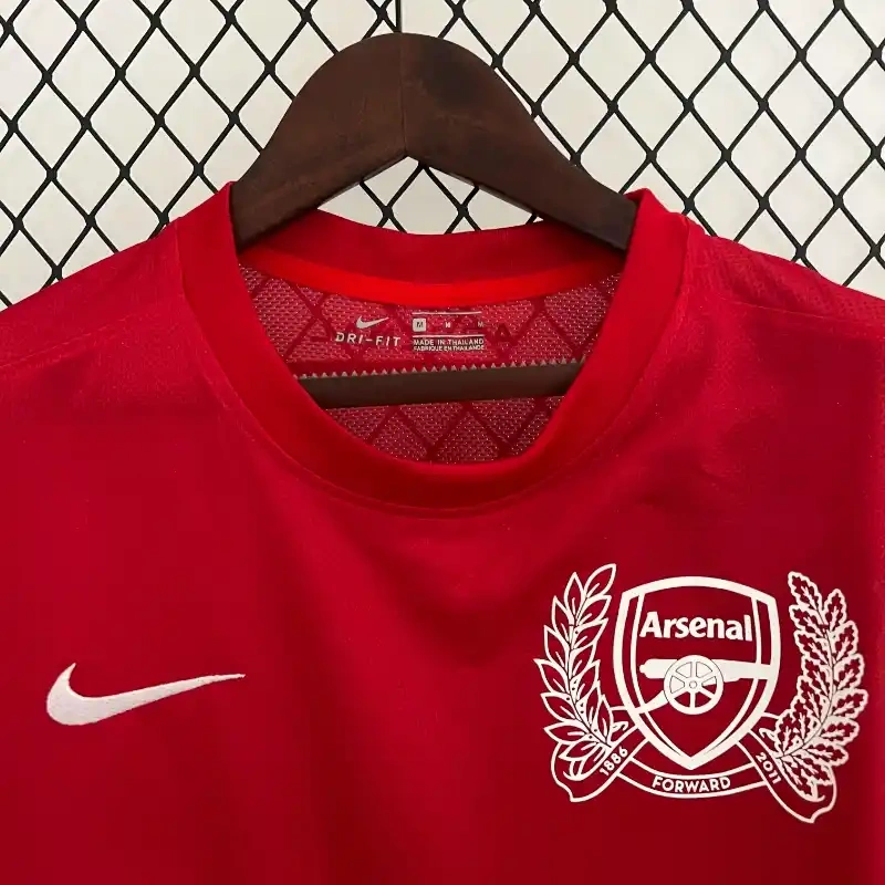 Retro 2011-12 Arsenal Home 125th Anniversary Football jersey retro