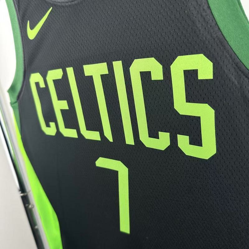 2025 NBA Boston Celtics 7 BROWN Basketball Jersey