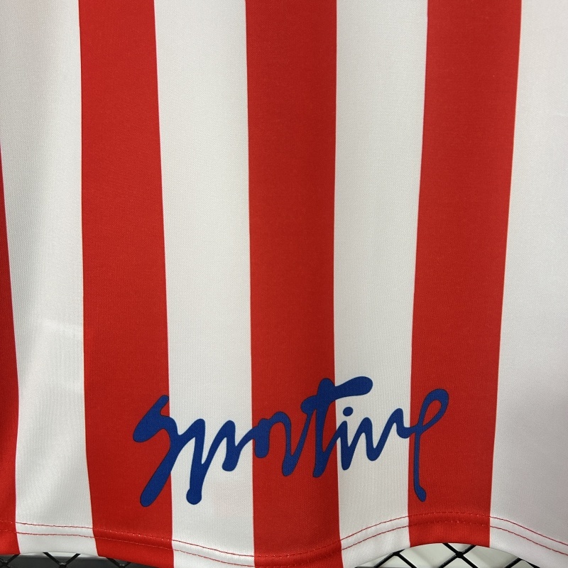 Retro 2001-02 Sporting Gijon Home Football jersey retro