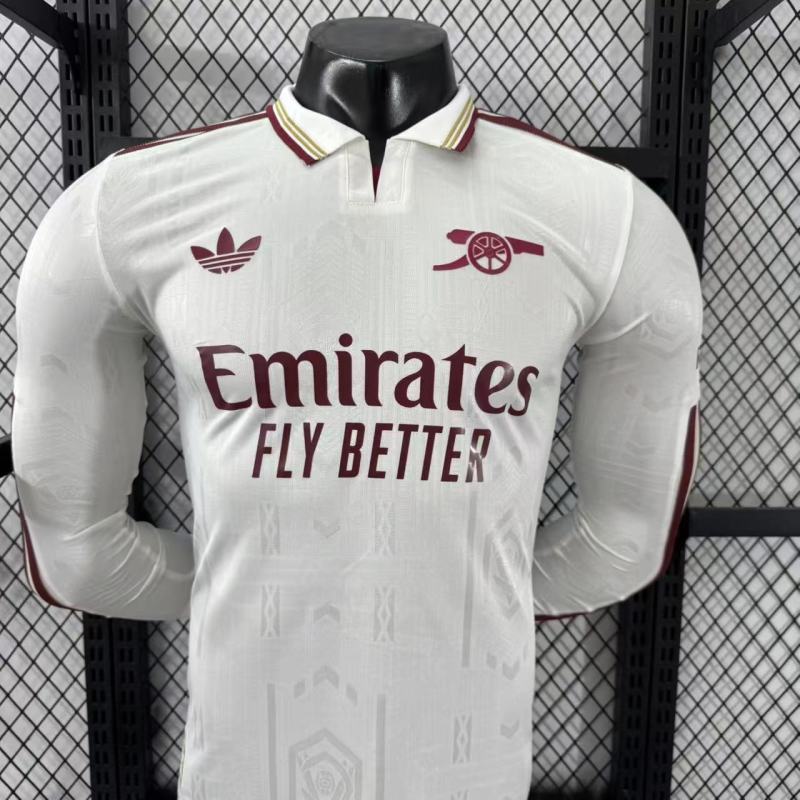 Player 2025-26 Arsenal 2 Away Long Sleeve Football jersey