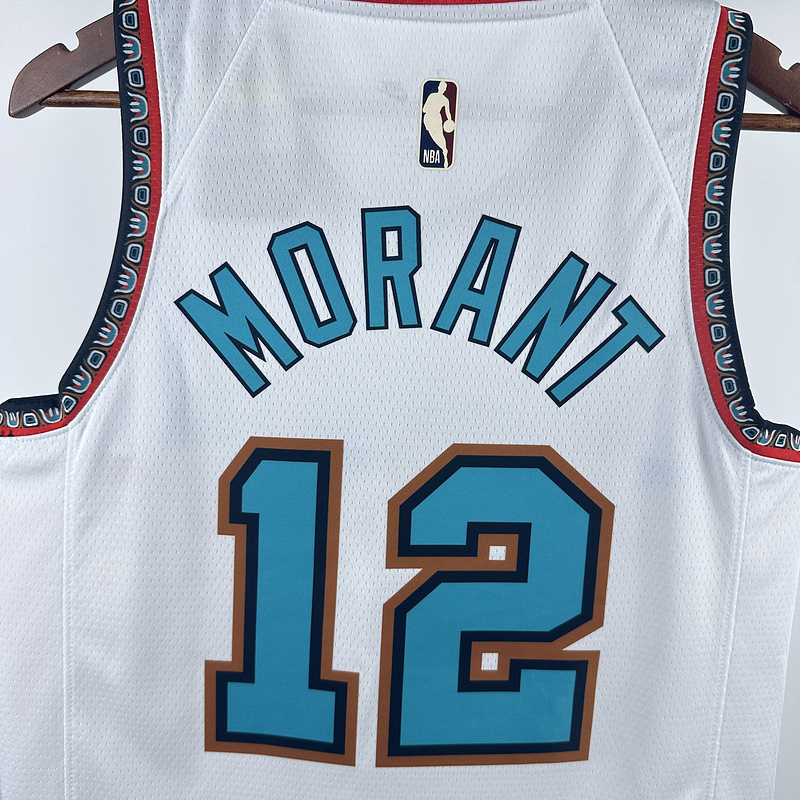 2025 NBA Memphis Grizzlies 12 MORANT Basketball Jersey