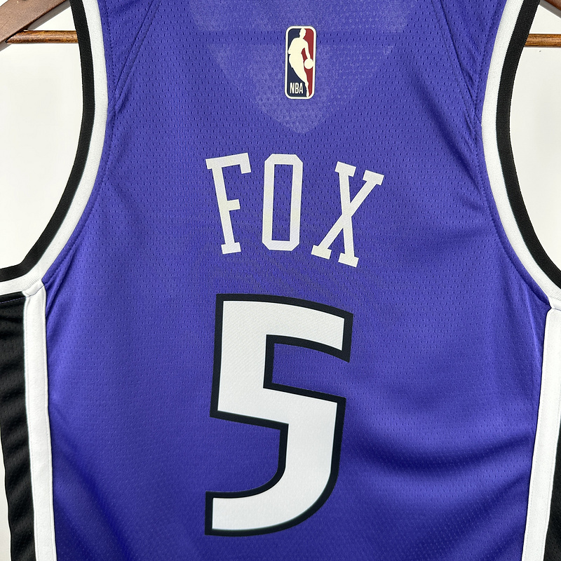 2025 NBA Sacramento Kings 5 FOX Basketball Jersey