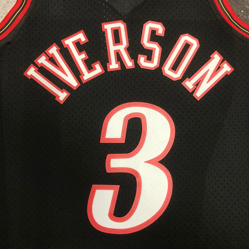 NBA Philadelphia 76ers 3 IVERSON Basketball Jersey