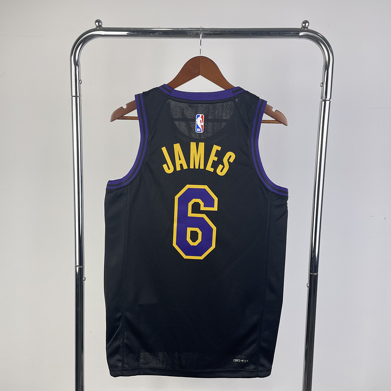 2024 NBA Lakers 6 JAMES Basketball Jersey