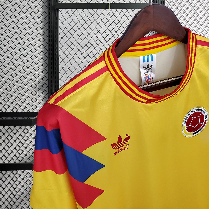 Retro 1990 Colombia home Football jersey retro
