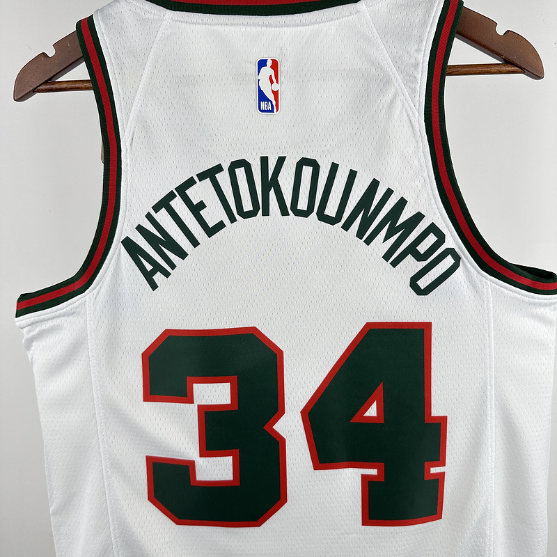 2019 NBA Milwaukee Bucks (34 ANTETOKOUNMPO) Basketball Jersey