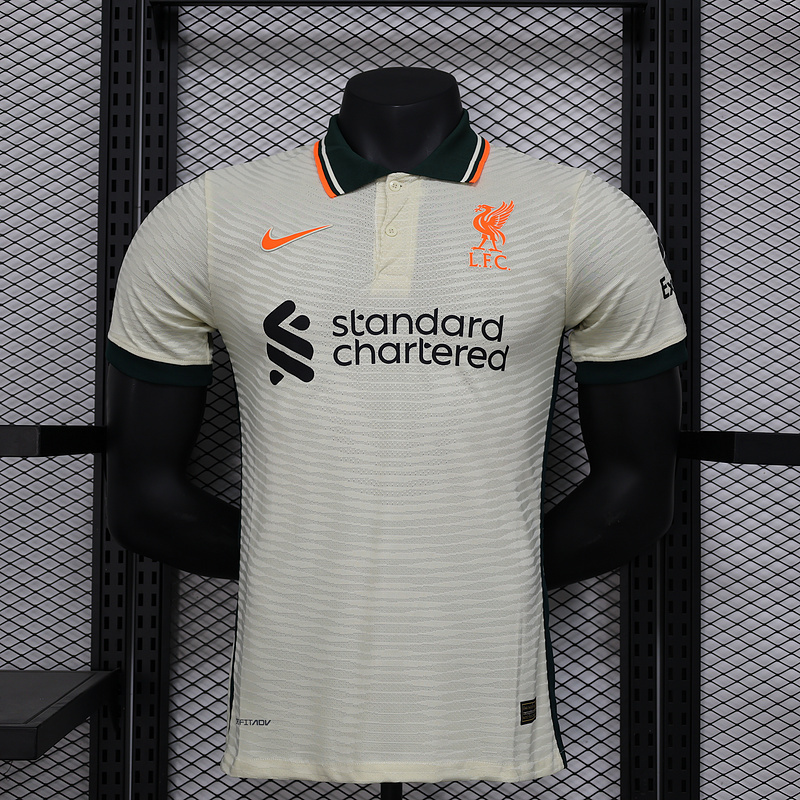 Retro Player 2021-22 Liverpool Away Football jersey Retro