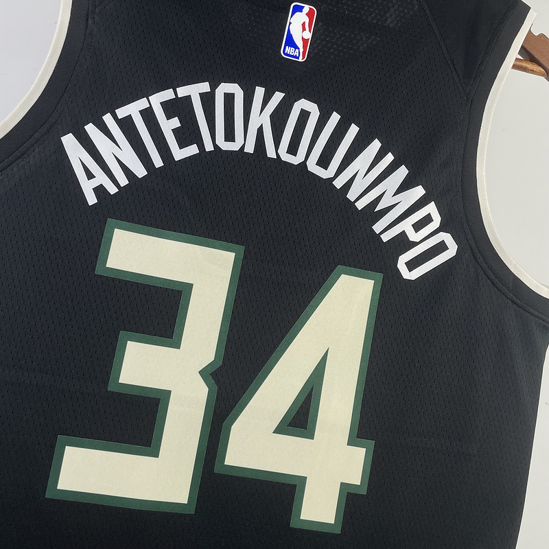 2021 NBA Milwaukee Bucks (34 ANTETOKOUNMPO) Basketball Jersey