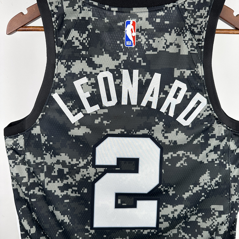 2021 NBA San Antonio Spurs 2 LEONARD Basketball Jersey