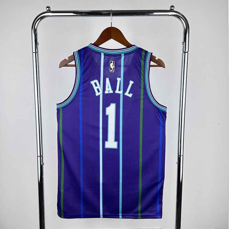 2020 NBA Charlotte Hornets (1 BALL) Basketball Jersey