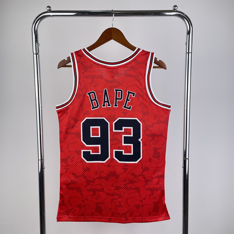 1997-98 NBA Chicago Bulls (93 BAPE) Basketball Jersey