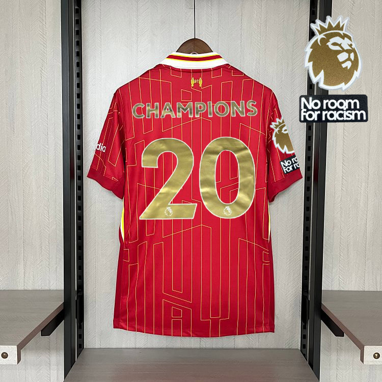 2024-25 CHAMPIONS 20 Liverpool Home Football jersey