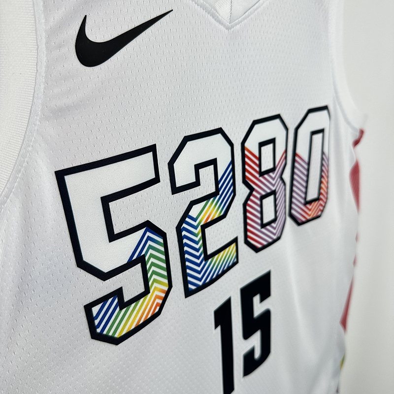 2025 NBA Denver Nuggets 15 JOKIC Basketball Jersey