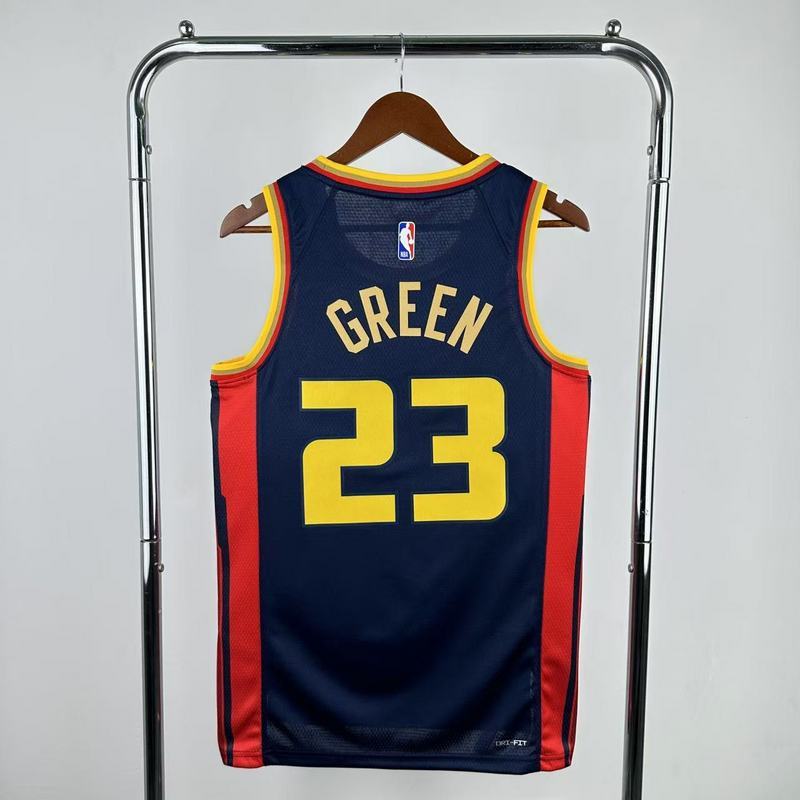 2025 NBA Golden State Warriors 23 GREEN Basketball Jersey