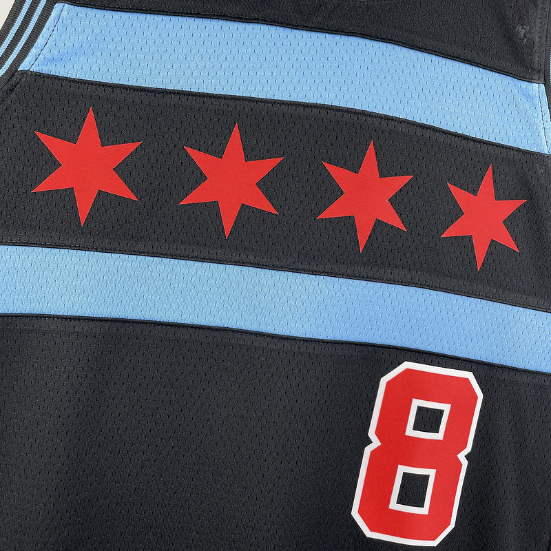 2019 NBA Chicago Bulls (8 LAVINE) Basketball Jersey