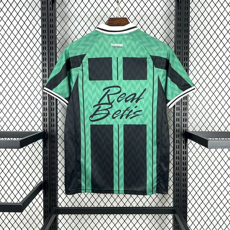 2025-26 Real Betis Extra Large NegraVerde Vintage Football jersey