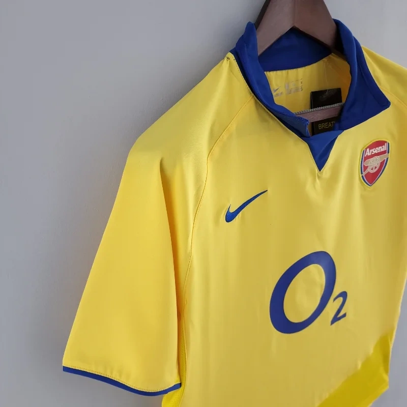 Retro 2003-05 Arsenal Away BERGKAMP ADAMS HENRY Football jersey retro