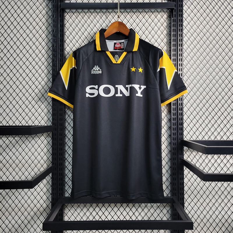 Retro 1995-97 Juventus Home Del Piero Lombardo Vialli Conte Di Livio ZIDANE Football jersey retro
