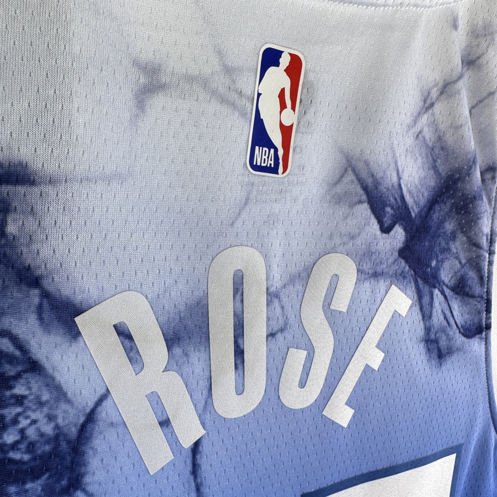 2024 NBA Minnesota Timberwolves 25 Rose Basketball Jersey