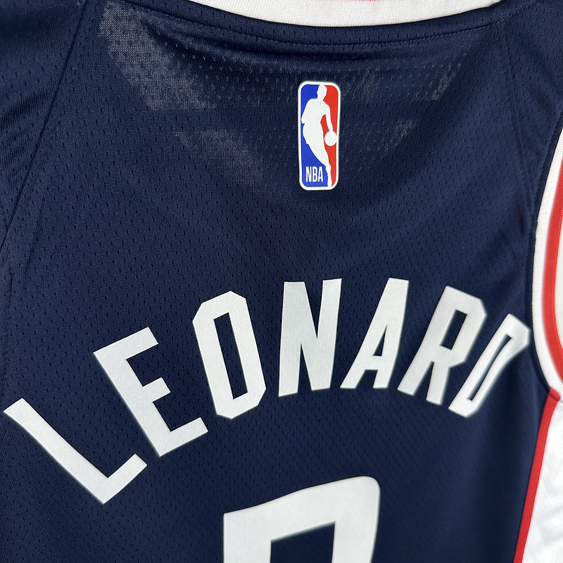 2019 NBA LA Clippers (2 LEONARD) Basketball Jersey