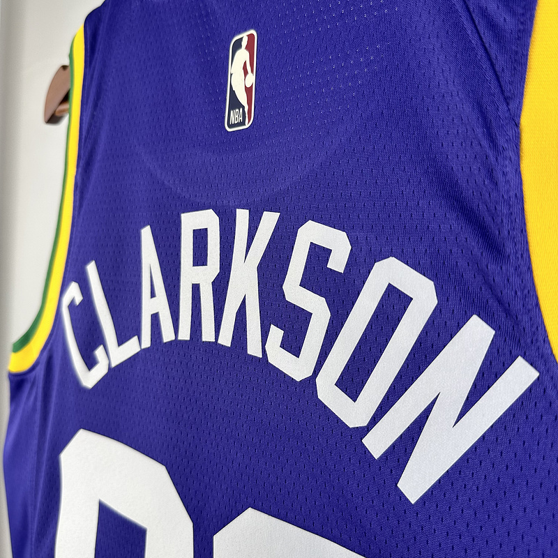 2024 NBA Utah Jazz 00 CLARKSON Basketball Jersey