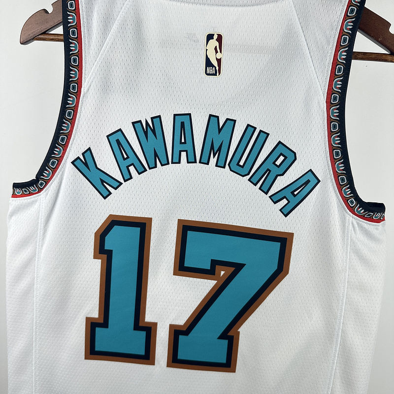 2025 NBA Memphis Grizzlies 17 KAWAMURA Basketball Jersey