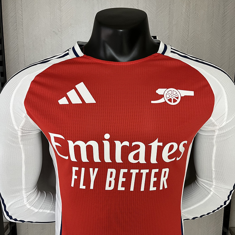 2024-25 Arsenal Home Player Long Sleeve Football jersey