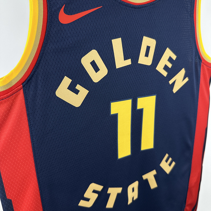 2025 NBA Golden State Warriors 11 THOMPSON Basketball Jersey
