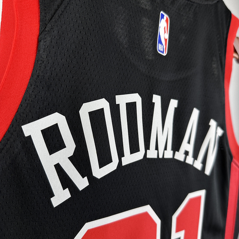 2024 NBA Chicago Bulls 91 RODMAN Basketball Jersey