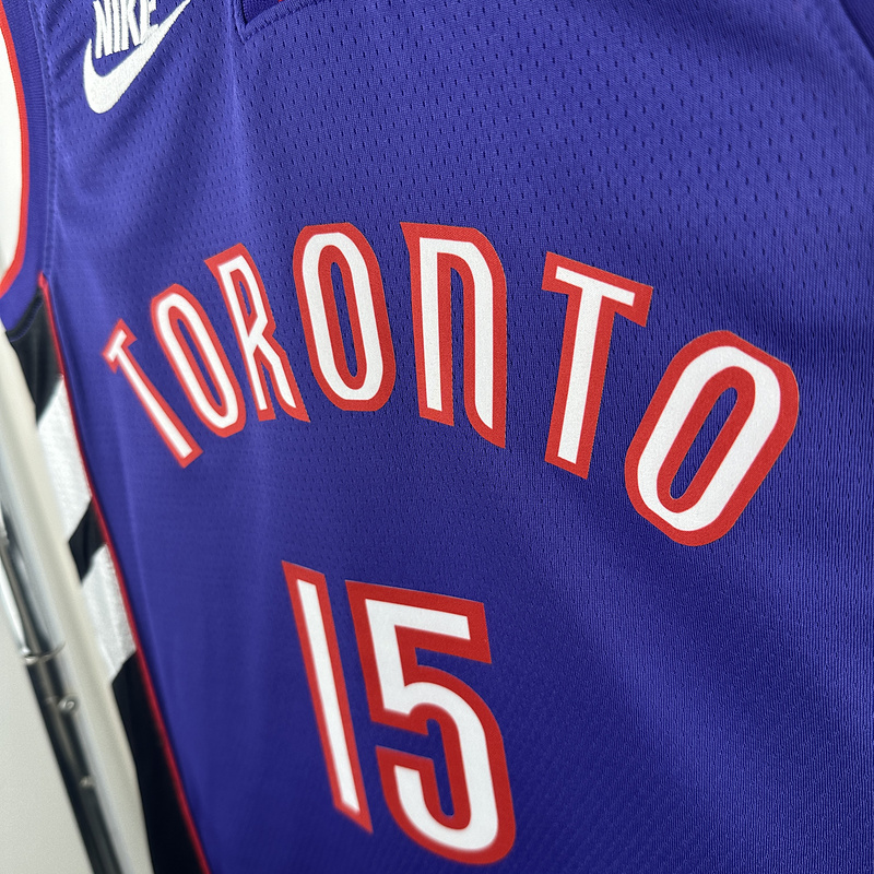 2024 NBA Toronto Raptors 15 CARTER Basketball Jersey