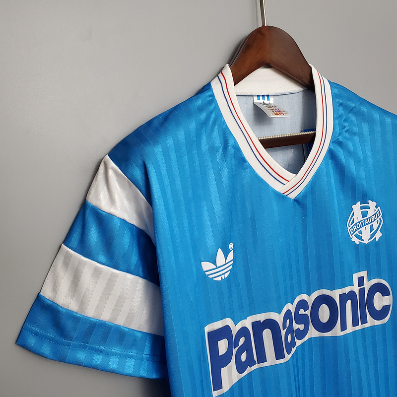 Retro 1990 Marseille away OM  Football jersey retro