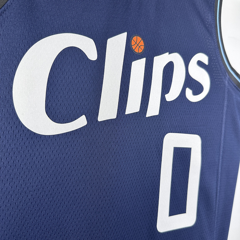 2024 NBA LA Clippers (0 WESTBROOK) Basketball Jersey
