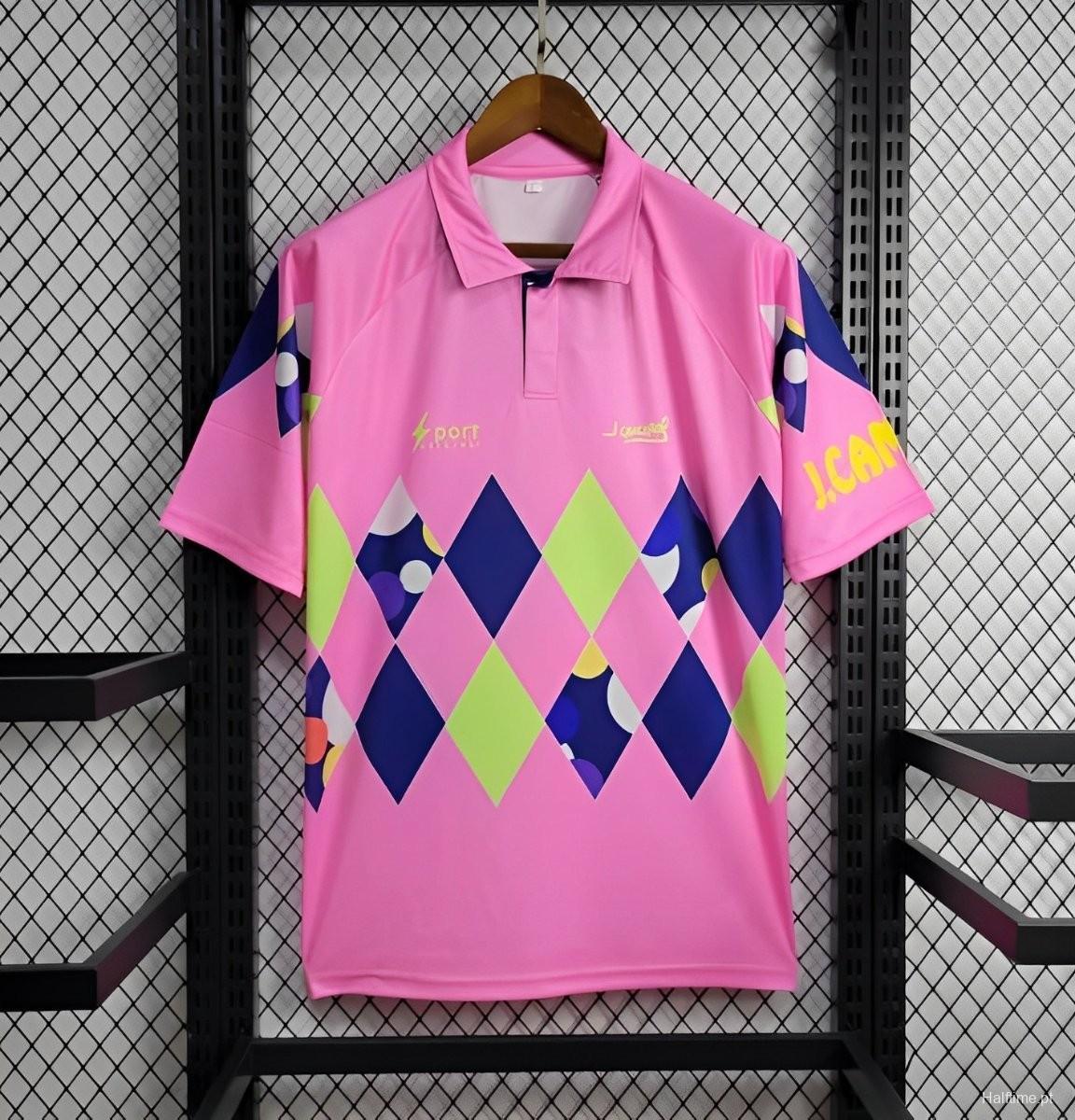 Retro 1992-93 Mexico Goalkeeper CAMPOS 1 Home Pink Football jersey retro