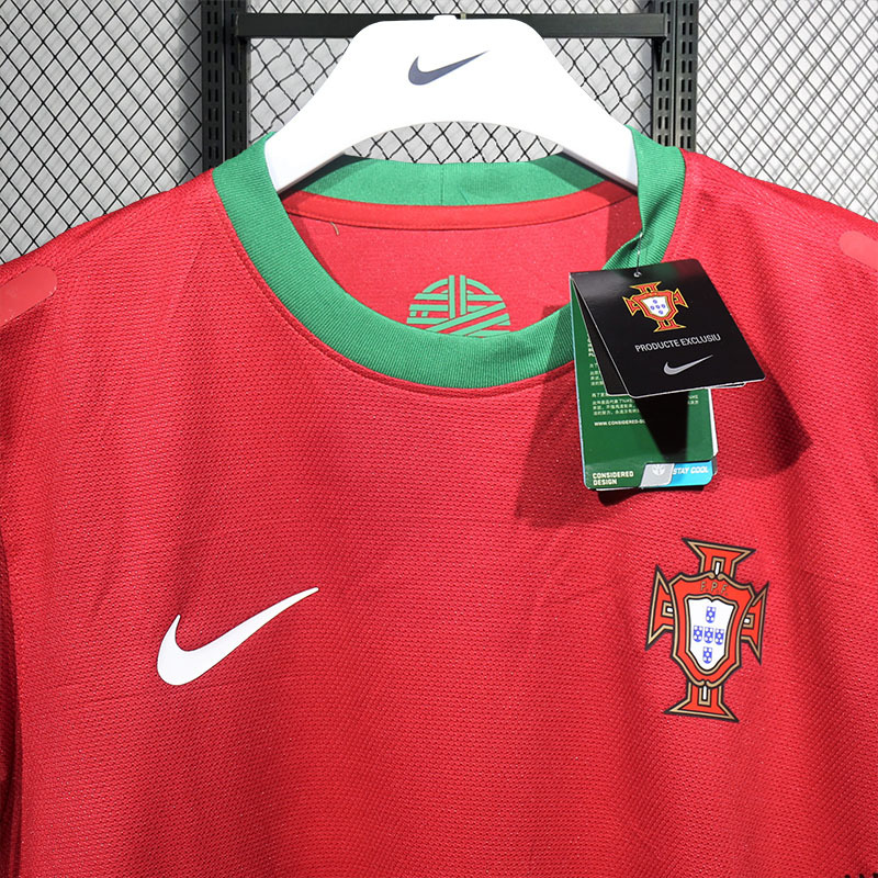 Retro Player 2012 Portugal Home Long Sleeve Football jersey retro