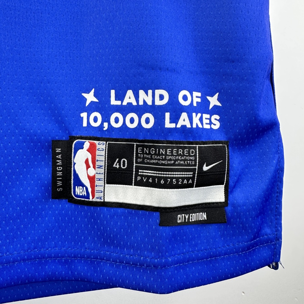 2024 NBA Minnesota Timberwolves 5 Edwards Basketball Jersey