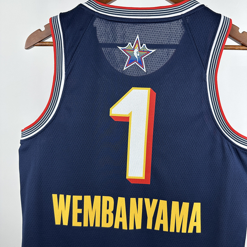 2025 NBA All Star Game 1 WEMBANYAMA Basketball Jersey