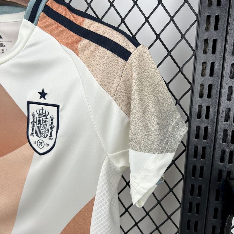 2025-26 Spain Away kids Football jersey